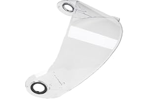 VUIUYOIES Lente Visiera per Casco di Ricambio per caschi integrali LS2 FF370 FF394 FF325 Trasparente e Resistente, Trasparente