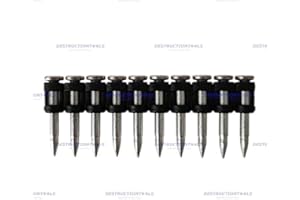 DESTRUCTIONTOOLS INDUSTRIAL CUTTING TOOLS 1000x Chiodi 27mm - per Spit Pulsa 700, 27, 40, 65 & 800 - HC6/27