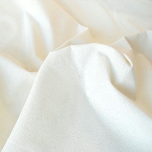 TOLKO® Universal NESSEL Baumwoll-Stoffe Meterware als Roh-Baumwolle | Breite: 2,23 m, für preiswerten Sonnenschutz, zum Nähen, Färben und Bemalen - 2