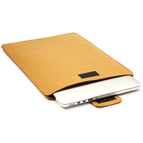 Original Urcover® 14,1 Zoll FILZ Laptop Tasche und Tablet Hülle passend für Ihr iPad, Lenovo Tablet, Samsung Tab, Netbook und viele weitere mobile Endgeräte [deutscher Fachhandel] Braun - 2