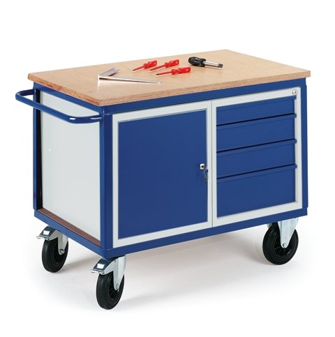 Rollcart Werkstattwagen mit Stahl- Schubladenschrank, 07-4307