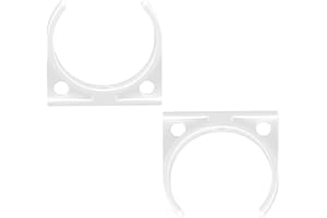 Qrity 2 Piezas Abrazadera de Tubo de Plástico, Clip de Filtro de Agua, 47x50mm Abrazaderas Individuales, para Filtro Agua Equipo Ósmosis inversa