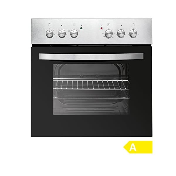 Bomann EHBE 9602 IX Herd-Kochfeld-Kombination/A / 55 L/regelbarer Thermostat/Edelstahl-Glasfront