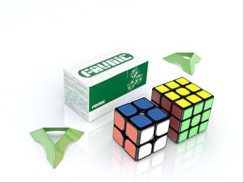 FAVNIC Speed Cube Set, Magic Cube Set of 2x2x2 3x3x3 Cube Smooth Puzzle Cube