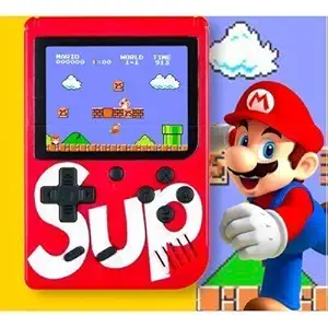 ANIKMART Handheld 400 in 1 Sup Game Box Video Game Box with Super Mario, Contra, Turtles and Other 400 Games for Kids Boys Girls Toys Gift Festival Indoor Games