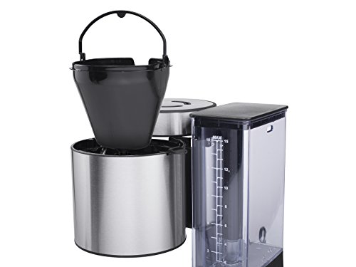 Princess 01.246002.01.001 Kaffeemaschine Superior, Edelstahl-Ausführung, 10 bis 15 Tassen - 6