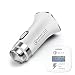 Produktbild MMLC QC 3.0 USB Car Charger Schnellladung Adapter Zigarettenanzünder für iPhone iPad Mini 1/2 iPhone 5/6/6 iPod iPad Air 1/2 Car Charger (Weiß)