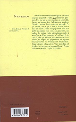 Yann Moix Naissance: Roman - Prix Renaudot 2013 fiche de lecture