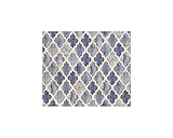 cabecero individual de roble hampstead Para cama individual Decowood Cabecero para Cama Print Acuarela, Pino, Azul, Individual, 90 x 80 x 3 cm