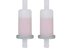 MOTOKU Pack of 2 Fuel Filter for Kawasaki Mule 1000 2010 2020 2500 2510 2520 3000 3010 500 520 ATV