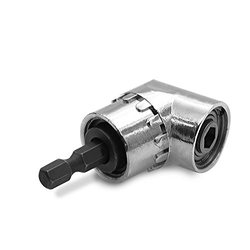 migimi 105 ° Winkel Verlängerung 1/10,2 cm 6-mm-Bohrer Schraubendreher Sockel Halter Adapter - 3
