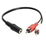 cable conector audio pc Cable de conexión RCA para fácil individuales (y)
