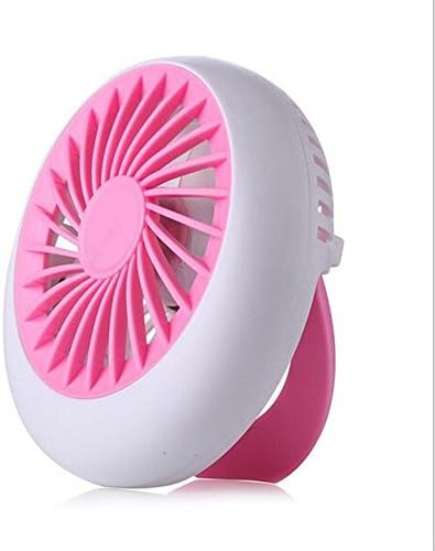 Small Powerful Table Tower Fan, Mini Portable USB Battery Fan Handheld Cooler Fan for Students, Office Ladies &amp; Gentleman, Travel Fan with Water for Travelers(Pink)
