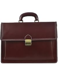 Chicca Tutto Moda CTM Borsa da lavoro Uomo Donna, Organizer, Portadocumenti in vera pelle made in Italy D7009-41x31x18 Cm