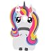 Produktbild Huawei P8 Lite 2017 Hülle, Unicorn Einhorn Karikatur Silikon Niedlich Schutzhülle für P9 Lite 2017 Case Cover Weiche Silikonhülle Bumper Huawei Honor 8 Lite Handyhülle 5,2" (3D Unicorn)