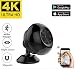 Produktbild TenSky 4K UHD WiFi Mini Kamera WiFi Wireless Nanny Cam Mini Home Security Kamera Überwachungs-Kamera mit Nachtsicht und Bewegungserkennung