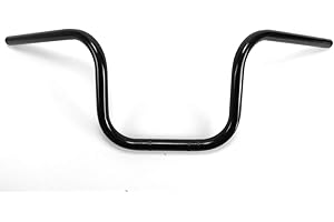WESTLAND CUSTOMS 7/8 Pouce (22mm) Guidon Universel Narrow Ape Hanger 22cm Noir