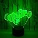 Produktbild 3D Rennwagen Illusion Lampe LED Nachtlicht Lampe Art Deco Cute 7 Farbe Touch Schalter LED Nachtlichter USB Kabel Kinder Beleuchtung Für Baby Schlafen Nachtlichter