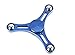 Produktbild Refosian Tri Fidget Spinner Metal Fingerspielzeug, Aluminium Handspinner Auswechselbare Lager Max 4 Min. Spinnerei EDC Focus Spielzeug für Kinder Erwachsene
