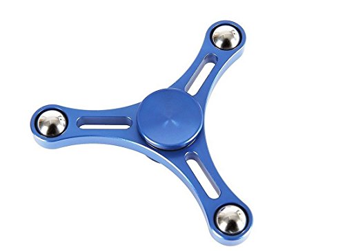 Preisvergleich Produktbild Refosian Tri Fidget Spinner Metal Fingerspielzeug, Aluminium Handspinner Auswechselbare Lager Max 4 Min. Spinnerei EDC Focus Spielzeug für Kinder Erwachsene