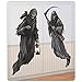 Produktbild Amakando Gruselige Halloween-Wandkulisse Tod / 2-teilig 165 x 85 cm / Spukhaus Wandgestaltung Grim Reaper / EIN Blickfang zu Horror-Party & Zombie-Party