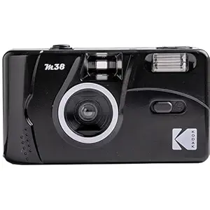 Kodak M38 35mm Film Camera - Focus Free, Powerful Built-in Flash, Easy to Use (Starry Black)