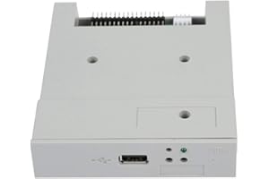 Tangxi SSD Floppy Drive, SFR1M44-U 3.5in 1.44MB USB SSD Floppy Drive Emulator+CD Screws,Plug and Play,Easy to Install,Gray