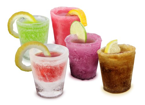 Thumbs Up ICESHOTGLASS12 Ice Shot Gläser, 12-er Pack, Kunststoff, weiß, 33 x 21 x 7 cm - 2