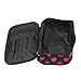 Travel Make Up Bag Cosmetic Toiletry Storage Hand Bag Make-up Case,Red Dot Pattern Double Layer Dual Zipper With Mirror From TianQin WY