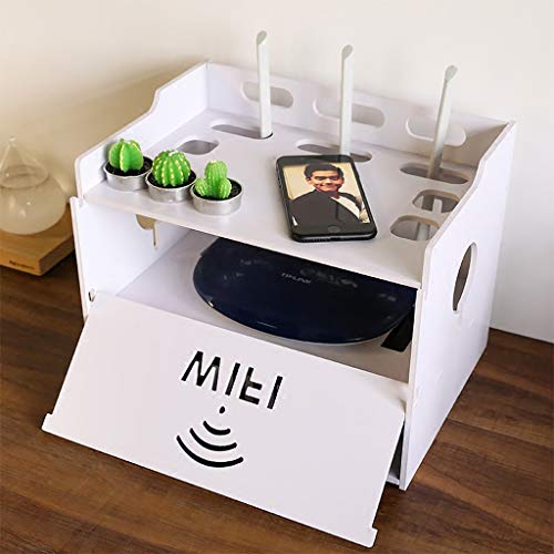 AFEO-Wand-TV Schrank WiFi Router Set Top Box Aufbewahrungsbox Sockel