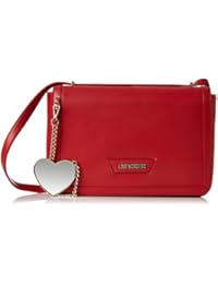 Love Moschino - Borsa Calf Pu Rosso, Shoppers y bolsos de hombro Mujer, Rojo (Red), 6x13x28 cm (B x H T)