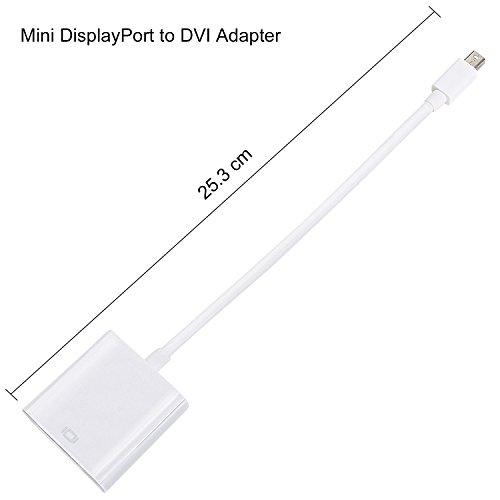 Incutex Mini DisplayPort zu DVI Adapter / Mini DP to DVI-D Konverter - 2