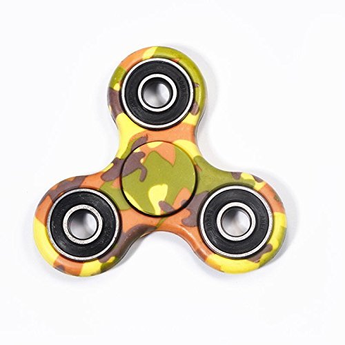 Tri Fidget Hand Spinner Toy,Stress Reducer Ultra Durable High Speed Ceramic Bearing Fidget Finger Toy Can Continue to Rotate for 1-3 minutes - Perfect for ADD / ADHD / Anxiety / Autism And Stress Relief Adult Children,Office Desk Gadget