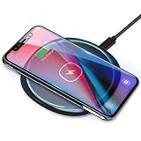 ELEGIANT Chargeur sans Fil, Chargeur Rapide à Induction Chargeur Qi 10 W Station de Recharge Portable pour Samsung Galaxy S9 Note9 S8, iPhone 11 X XS XR 8, Huawei Mate 20 P30 et Appareils avec Qi