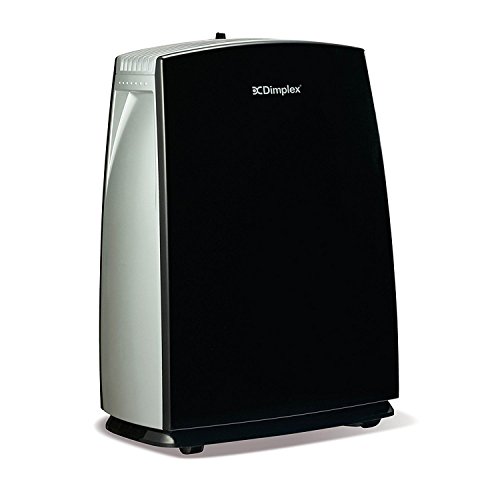 Dimplex 20L 30m² Portable Dehumidifier, Black/Silver