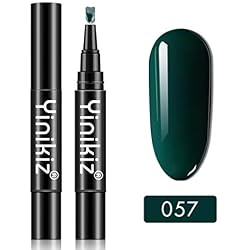 DressLksnf Pluma Esmalte de Uñas Semipermanente Lápiz Pintauñas de Un Paso de Gel UV/LED para Manicura Profesional Base Coat Top para Nail Art para Salón de Uñas