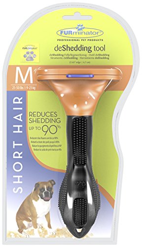 Furminator-Outil-deShedding-Anti-Mue-pour-Chien-de-Taille-Moyenne--Poils-Courts