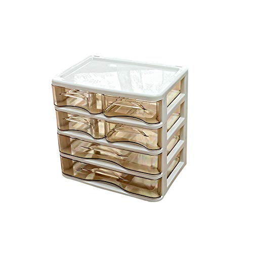 YANEN Scatola di Immagazzinaggio Cosmetica del Tipo del Cassetto, Scatola di Immagazzinaggio del Desktop, Scatola di Immagazzinaggio, Organizzatore di Plastica dei Cosmetici,