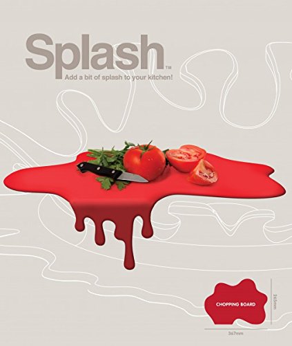 Schneidebrett Blutstropfen Küchen Gadget rot 37x27cm - 4