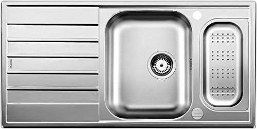 Blanco Livit 6 S Centric Küchenspüle, Edelstahl Bürstfinish, 516191