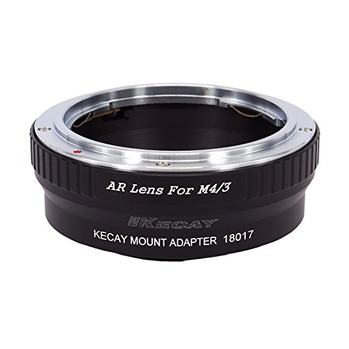 KECAY Anello Adattatore per Obiettivo di Konica AR a Fotocamera Micro Four Thirds MFT M4/3 M 4/3 Compatibile con Panasonic Lumix G2 G10 GX1 GH1 GF1 GF2 GF3 GF5 GH4 Olympus PEN OM-D E-M5 E-M10 AR-M4/3