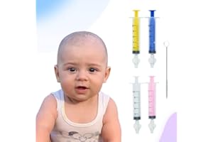 FYL COMPANY Kit Lavaggio Nasale Bambini e Adulti - Made in Italy - Kit Siringa e Olive Nasali per Lavaggi Neonato (colorate, 4)