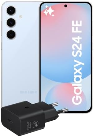 Samsung Galaxy S24 FE Smartphone AI, Caricatore Incluso, Display Dynamic AMOLED 2X 6.7'', Dual SIM, Fotocamera 50MP, 8GB RAM, 128GB, Batteria a lunga durata, IP68, Blue [Versione Italiana]