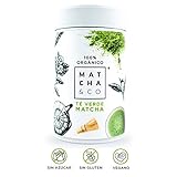 Más de 80 dosis Matcha 100% Ecológico (80 g)  Té verde en polvo Orgánico de Japón  Té Matcha de grado ceremonial BIO  Matcha & CO