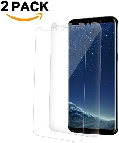 Screen Protectors for Samsung Galaxy S8 [No Glass] Liquid Glass [Not Glass] [The] * * Water Installation * * Iliebe 100% coverage [No Tank or Glass Real Glass but the film] [Scratch Protection with Anti-Shock] Screen Protector Wet Applied Anti Air Bubble Screen Protector for Samsung Galaxy S8