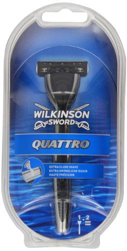 Wilkinson Sword Systems Quattro Razor with 2 Blades