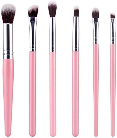 YYF 6 Pieces Professional Makeup Brush Set Premium Synthetic Blending Blush Face Eyeshadow Lip Foundation Comestic Brush Set