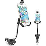 iVoler Car Phone Holder with 2 Port USB Car Charger, Universal Car Cell Phone Mount Holder 360 ° Rotatable for iPhone X / 8/8 Plus / 7/7 Plus / 6 (s) Plus Samsung Galaxy S9 / S9 + / S8 / S8 + / S7 / S7 Edge and any other smartphone or GPS device – Black