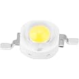Zerodis 50 Pezzi Chip LED Ad Alta Potenza 1W - SMD COB Bianco Freddo 6000-6500K, Per Fari E Proiettori Fai Da Te, Angolo Fascio 120°, 50000 Ore