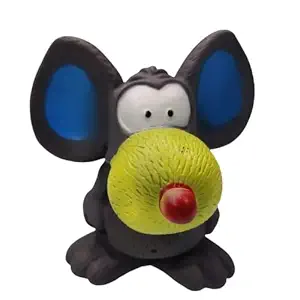 Pooch Box Pet Dog Squeaky Ganesha Mouse Chew Toy for Small/Medium Dogs/Puppies
